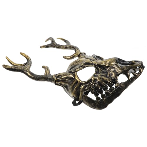 Gogogmee Realistische Abnehmbare Hirschgeweihmaske Halloween Maske für Erwachsene Atmungsaktive Tierkopf Requisite für Maskerade Kostüm Party Bühnenauftritte Gogogmee Realistische Abnehmbare Hirschgeweihmaske Halloween Maske für Erwachsene Atmungsaktive Tierkopf Requisite für Maskerade Kostüm Party Bühnenauftritte von Gogogmee