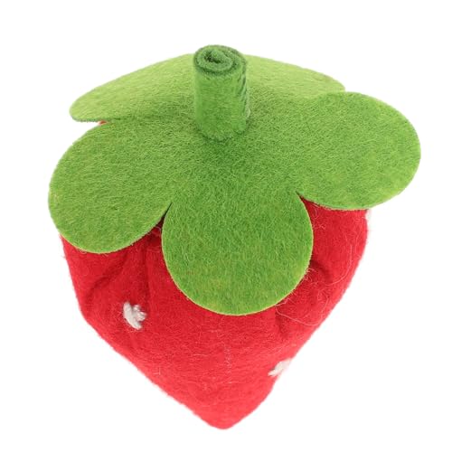 Gogogmee Realistische Filz Erdbeeren Montessori Abnehmbar Langlebig DIY Dekoration Lernspielzeug Kreative Spielkombinationen für Sommer Wohnaccessoires von Gogogmee