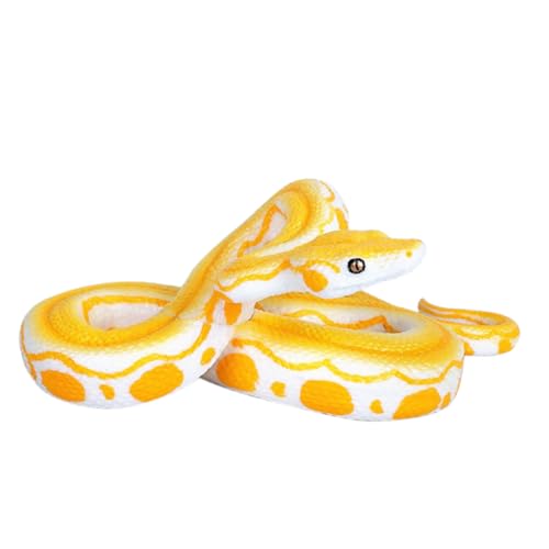 Gogogmee Realistische Gelbe Boa Schlangenmodell aus Detailgetreues Langlebiges Schlangenspielzeug für Halloween Aprilscherz und Gruselige Partys als Dekoration und Streichspielzeug Gogogmee Realistische Gelbe Boa Schlangenmodell aus Detailgetreues Langlebiges Schlangenspielzeug für Halloween Aprilscherz und Gruselige Partys als Dekoration und Streichspielzeug von Gogogmee