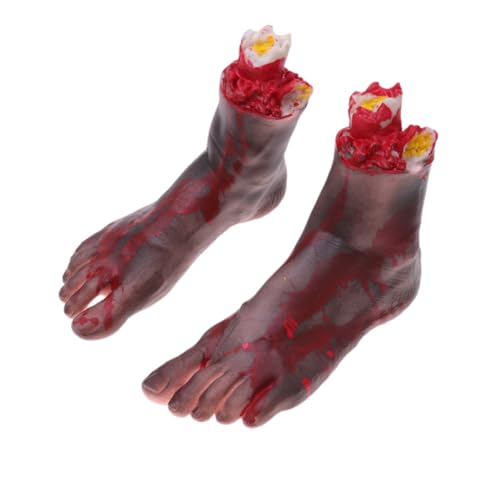 Gogogmee Realistische Halloween Deko Falsche Abgetrennte Beine Schwarz Gruselige Fußattrappen für Party Club Requisiten Karneval Halloween Streich Gogogmee Realistische Halloween Deko Falsche Abgetrennte Beine Schwarz Gruselige Fußattrappen für Party Club Requisiten Karneval Halloween Streich von Gogogmee