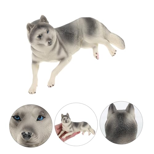 Gogogmee Realistische Husky Tierfigur Dekor Simulation Hund Modell mit Glatter Oberfläche Sicher für Vielseitig für Wohn Klassenzimmerdeko Gogogmee Realistische Husky Tierfigur Dekor Simulation Hund Modell mit Glatter Oberfläche Sicher für Vielseitig für Wohn Klassenzimmerdeko von Gogogmee