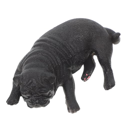Gogogmee Realistische Kleine Mops Hundeskulptur aus Detailgetreue Tierfigur für Wohn Schlafzimmer Dekoration Platzsparendes Geschenk für Tierliebhaber Gogogmee Realistische Kleine Mops Hundeskulptur aus Detailgetreue Tierfigur für Wohn Schlafzimmer Dekoration Platzsparendes Geschenk für Tierliebhaber von Gogogmee