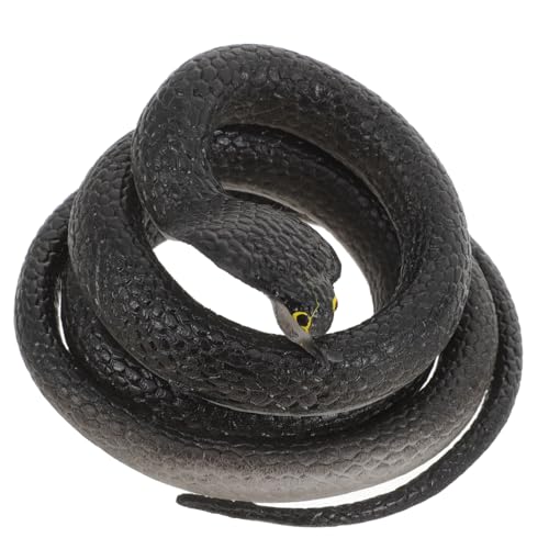 Gogogmee Realistische Simulation Schlange Figur Schwarze Cobra Garten Dekoration Lebensechtes Modell für Party Streich Tierfigur Gogogmee Realistische Simulation Schlange Figur Schwarze Cobra Garten Dekoration Lebensechtes Modell für Party Streich Tierfigur von Gogogmee