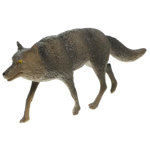 Gogogmee Realistische Wolf Figur Lebensechtes Kunststoff Wildtier Modell Detailgetreue Simulation Pädagogisches Dekoratives Tiermodell für Zimmer und Garten Gogogmee Realistische Wolf Figur Lebensechtes Kunststoff Wildtier Modell Detailgetreue Simulation Pädagogisches Dekoratives Tiermodell für Zimmer und Garten von Gogogmee