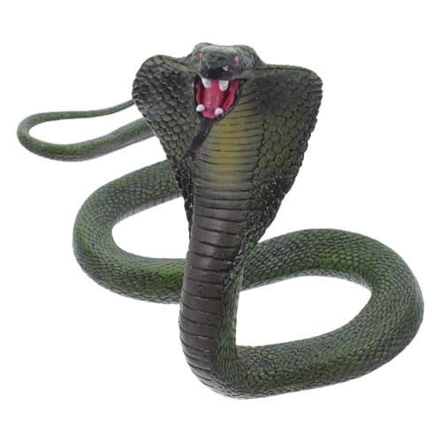 Gogogmee Realistisches Cobra Schlangenmodell Große Dekorative Schlange Figur Für Halloween Streich Requisiten Garten Und Wohnkultur Lebensechte Tiernachbildung Gogogmee Realistisches Cobra Schlangenmodell Große Dekorative Schlange Figur Für Halloween Streich Requisiten Garten Und Wohnkultur Lebensechte Tiernachbildung von Gogogmee