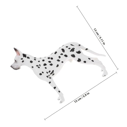 Gogogmee Realistisches Dogge Modell aus Robustem Kunststoff Täuschend Echtes Simulations hundemodell für Wohn Kinderzimmerdeko Lebensnaher Großer Dänischer Hund als Geschenk und von Gogogmee
