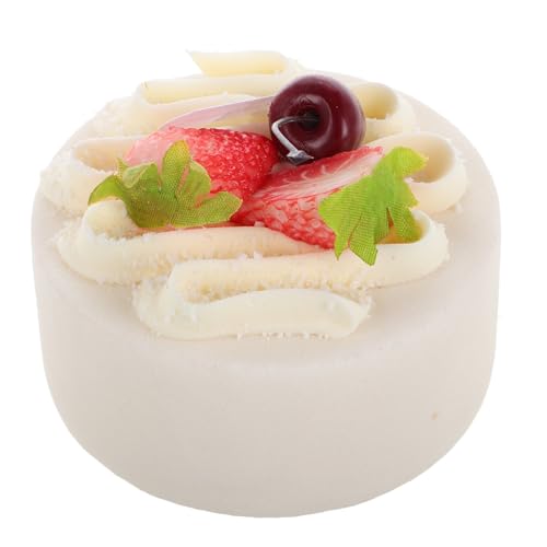 Gogogmee Realistisches Fake Cake Model mit Kirsch Dekor Vielseitiges Deko und Fotorequisit für Geburtstagsfeiern Eventplanung und Ansprechende Präsentationen bei Verschiedenen Anlässen von Gogogmee