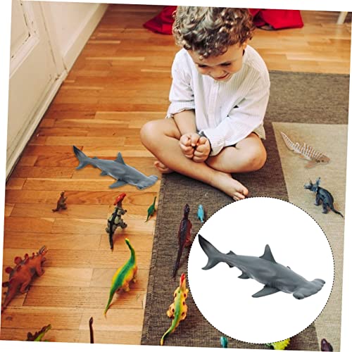 Gogogmee Realistisches Hammerhai Modell Life Teaching Model Pädagogisches Tierfigur für Meerestier Simulation Lernspielzeug von Gogogmee
