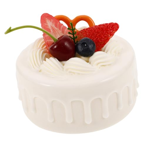 Gogogmee Realistisches Künstliches Kuchenmodell PVC Material Dekoratives Fake Cake Shop Zubehör für Fotografie Präsentation und Küchen Deko von Gogogmee