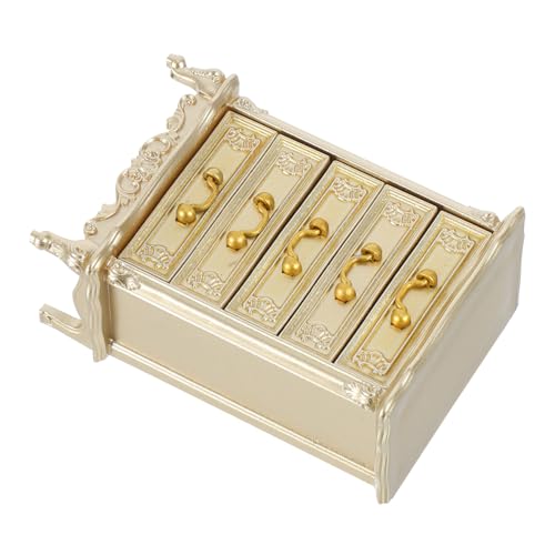 Gogogmee Realistisches Miniatur Vintage Side Cabinet für Puppenhaus Wohnzimmer und Schlafzimmer Kunststoff Miniatur Schrank für Dollhouse Display und Sammeln Vielseitiges Puppenhaus Zubehör Gogogmee Realistisches Miniatur Vintage Side Cabinet für Puppenhaus Wohnzimmer und Schlafzimmer Kunststoff Miniatur Schrank für Dollhouse Display und Sammeln Vielseitiges Puppenhaus Zubehör von Gogogmee