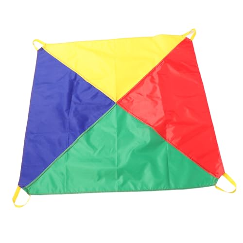 Gogogmee Regenbogen Fallschirm für Kindergarten Buntes Kooperatives Outdoorspiel Teamförderndes Kinderspielzeug für Kreatives Gruppenspiel von Gogogmee