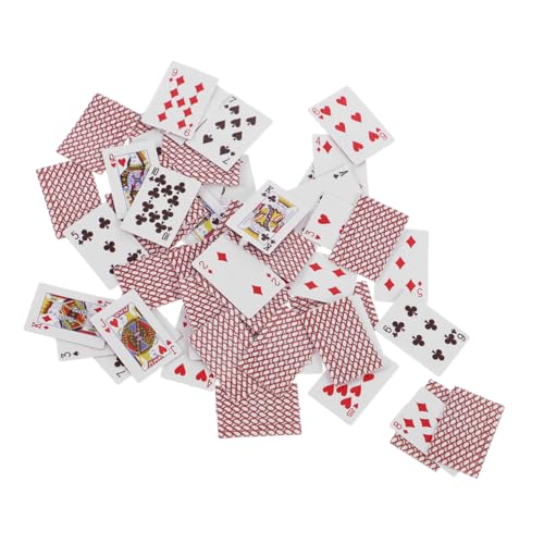 Gogogmee Robuste Spielkarten für Puppenhaus Dekoration und Partyzubehör Perfektes für Sammler und Modellbegeisterte von Gogogmee