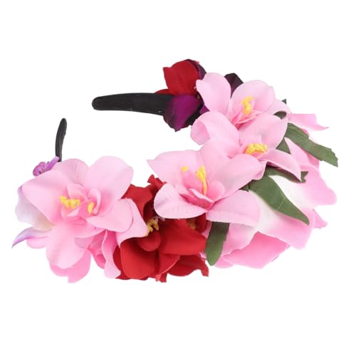 Gogogmee Rosa Rosen Haarreif für Damen und Mädchen Blumenstirnband mit Realistischem Rosendesign Vielseitiges Festival und Partyaccessoire Passend für Halloween Hochzeiten und Kostüme Gogogmee Rosa Rosen Haarreif für Damen und Mädchen Blumenstirnband mit Realistischem Rosendesign Vielseitiges Festival und Partyaccessoire Passend für Halloween Hochzeiten und Kostüme von Gogogmee