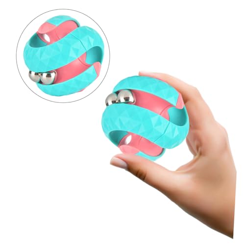 Gogogmee Rotationswürfel für Druckentlastung und Fingerkoordination Tragbares Fidget Zufälligen Farben für Stressabbau und Freizeitspaß von Gogogmee