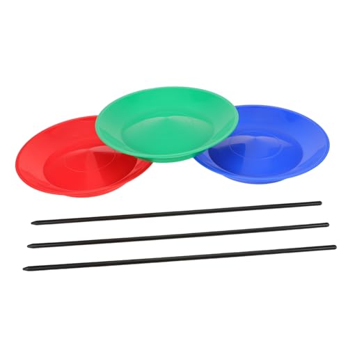 Gogogmee Rotierenden Plastik-tellern und Balance-Sticks Bunte Akrobatische Requisiten für Zirkusvorführungen Sensorisches Training und Hand-Auge-koordination bei Kindern Gogogmee Rotierenden Plastik-tellern und Balance-Sticks Bunte Akrobatische Requisiten für Zirkusvorführungen Sensorisches Training und Hand-Auge-koordination bei Kindern von Gogogmee