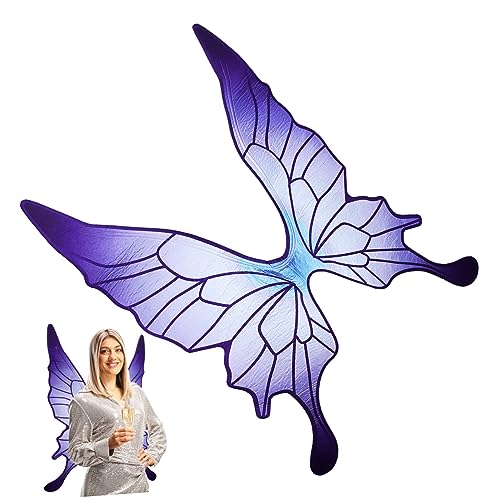 Gogogmee Schmetterlingsflügel für Erwachsene Leuchtende für Kostümpartys Halloween und Bühnenauftritte Leichtes und Tragbares Accessoire aus Vliesstoff Einzigartiges Design Gogogmee Schmetterlingsflügel für Erwachsene Leuchtende für Kostümpartys Halloween und Bühnenauftritte Leichtes und Tragbares Accessoire aus Vliesstoff Einzigartiges Design von Gogogmee
