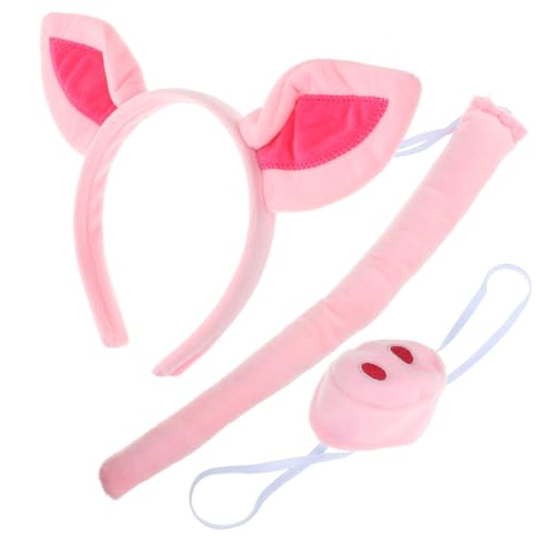 Gogogmee Schwein Kostümset mit Rosa Schwein Nasen und Weichem Tier Stirnband Teiliges Party Haarreif Set für Fasching Karneval Halloween und Kindergeburtstag Kreative Verkleidung und Foto Gogogmee Schwein Kostümset mit Rosa Schwein Nasen und Weichem Tier Stirnband Teiliges Party Haarreif Set für Fasching Karneval Halloween und Kindergeburtstag Kreative Verkleidung und Foto von Gogogmee