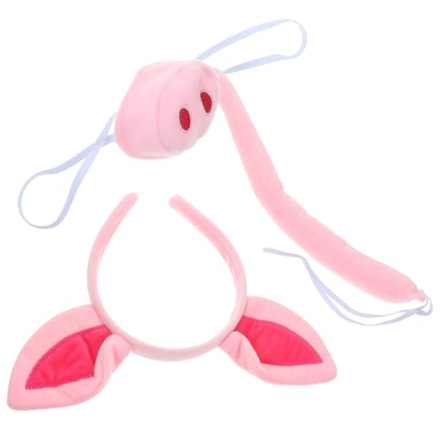 Gogogmee Schweinekostüm Set mit Weichem Rosa Schweinenase und Ohren Stirnband Kreatives Kostümzubehör für Party Geburtstag Halloween Fasching und Cosplay Langlebig und Komfortabel Gogogmee Schweinekostüm Set mit Weichem Rosa Schweinenase und Ohren Stirnband Kreatives Kostümzubehör für Party Geburtstag Halloween Fasching und Cosplay Langlebig und Komfortabel von Gogogmee