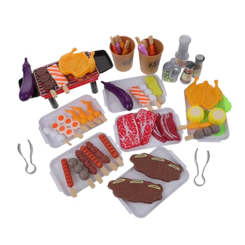 Gogogmee Simulation BBQ Grill Spielset Kochspielzeug für Jungen Mädchen Realistisches Grillzubehör Fördert Kreativität und Eltern Junge Mädchen interaktion zum Indoor Outdoor Gogogmee Simulation BBQ Grill Spielset Kochspielzeug für Jungen Mädchen Realistisches Grillzubehör Fördert Kreativität und Eltern Junge Mädchen interaktion zum Indoor Outdoor von Gogogmee