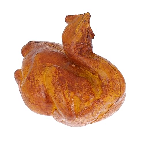 Gogogmee Simulierter Brathähnchen Dekofigur Holzoptik Miniatur Modell Küchen und Wohnraumdekoration Geschenkidee für Party von Gogogmee