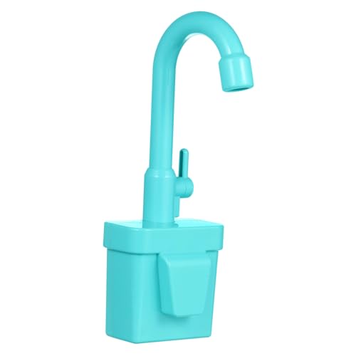 Gogogmee Spielküche Wasserhahn Ersatzdrehbarer Wasserhahn mit Laufendem Wasser Kunststoff Realistisches Küchenspüle Zubehör für Rollenspiel und Alltagskompetenzen von Gogogmee