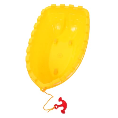 Gogogmee Spielzeugboot Gelb Badewannenspielzeug für Drinnen und Draußen Sicheres Material Fördert Kreativität und Motorik Vielseitig für Strand Garten und Badewanne Geeignet von Gogogmee