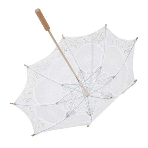 Gogogmee Spitzenschirm Blumenförmiger Regenschirm Sonnenschirme Für Frauen Regenschirm Requisite Regenschirm Für Hochzeit Vintage Regenschirm Hochzeits Regenschirm von Gogogmee