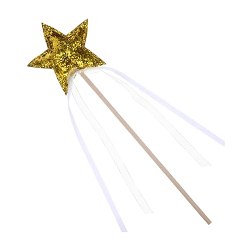 Gogogmee Sternzauber Feenstab mit Band Robuster Magischer Zauberstab für Cosplay Partys und Bühnenauftritte Vielseitiges für Mädchen Gogogmee Sternzauber Feenstab mit Band Robuster Magischer Zauberstab für Cosplay Partys und Bühnenauftritte Vielseitiges für Mädchen von Gogogmee