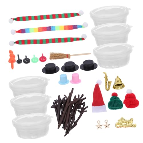Gogogmee Teiliges DIY Schneemann Bastelset mit Farbenfrohen Clay Zubehör Wiederverwendbar Kinderfreundlich Einfache Anleitung Festliche Weihnachtsdeko für Winter Party und Gogogmee Teiliges DIY Schneemann Bastelset mit Farbenfrohen Clay Zubehör Wiederverwendbar Kinderfreundlich Einfache Anleitung Festliche Weihnachtsdeko für Winter Party und von Gogogmee