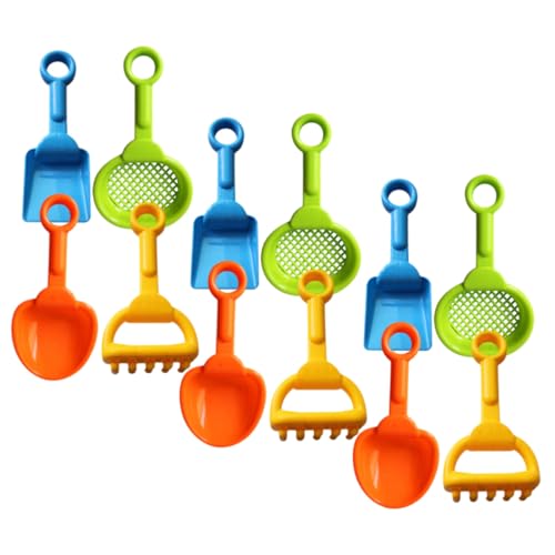 Gogogmee Teiliges Strandspielzeug für Kunststoff Sandspielzeug mit Schaufeln Rechen Sandsieb Robust Leicht Tragbar für Outdoor Party und Strandspaß Zufällige Farbe Gogogmee Teiliges Strandspielzeug für Kunststoff Sandspielzeug mit Schaufeln Rechen Sandsieb Robust Leicht Tragbar für Outdoor Party und Strandspaß Zufällige Farbe von Gogogmee