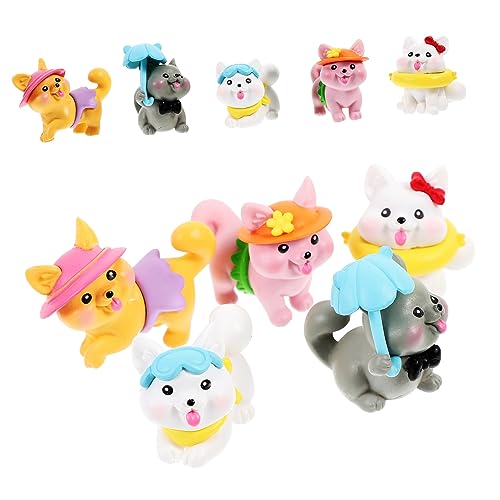 Gogogmee Tierfigur Hundefiguren Kinder aus Figur Harz Hundetiere Hundestatue Miniatur Welpenfiguren für Entzückende Landschaftsornament Hawaiianische Mikro Ornamente Tabletop Gogogmee Tierfigur Hundefiguren Kinder aus Figur Harz Hundetiere Hundestatue Miniatur Welpenfiguren für Entzückende Landschaftsornament Hawaiianische Mikro Ornamente Tabletop von Gogogmee