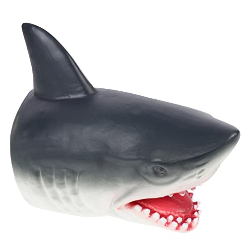 Gogogmee Tierkopfpuppe für Interaktives Handspielzeug aus Robustem Vinyl Lustiges Puppenspielzeug für Rollenspiele und Geschichtenerzählen Shark Handpuppen von Gogogmee