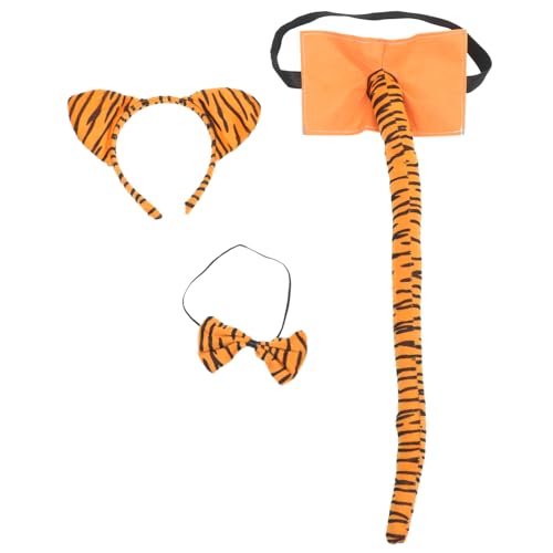 Gogogmee Tiger Ohr Haarreif Set mit Fliege und Langlebiges Bequemes Kostüm für Einfach zu Tragen für Karneval Bühnenauftritte und Kostümfeiern Gogogmee Tiger Ohr Haarreif Set mit Fliege und Langlebiges Bequemes Kostüm für Einfach zu Tragen für Karneval Bühnenauftritte und Kostümfeiern von Gogogmee