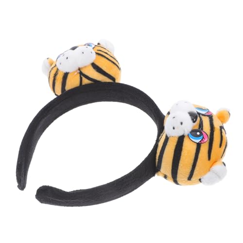 Gogogmee Tiger-stirnband: Dschungeltier-plüsch-haarreif, Halloween-kostüm, Kopfbedeckung, Tiger-kostüm Für Karneval, Cosplay-party von Gogogmee