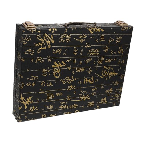 Gogogmee Traditionelle Mahjong-aufbewahrungsbox Mit Tragegriff, Mahjong-Steine aus Holz Und Schachspiele-Organizer-etui Für Festliche Anlässe, 26 X 19 cm Gogogmee Traditionelle Mahjong-aufbewahrungsbox Mit Tragegriff, Mahjong-Steine aus Holz Und Schachspiele-Organizer-etui Für Festliche Anlässe, 26 X 19 cm von Gogogmee