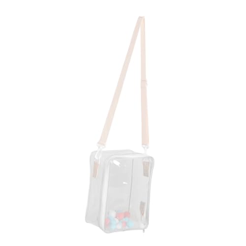 Gogogmee Transparente PVC Aufbewahrungstasche mit Schulterriemen Große Kapazität Staubdichte Mini Puppen Tasche Tragbarer Organizer für Baumwollpuppen und Stofftiere Gogogmee Transparente PVC Aufbewahrungstasche mit Schulterriemen Große Kapazität Staubdichte Mini Puppen Tasche Tragbarer Organizer für Baumwollpuppen und Stofftiere von Gogogmee
