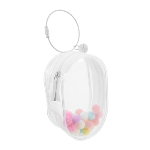 Gogogmee Transparente Tragbare Puppenaufbewahrungstasche mit Schlüsselanhänger Große Kapazität Leichtes PVC Material Vielseitige Aufbewahrungstasche für Mini Figuren und Puppen zum Gogogmee Transparente Tragbare Puppenaufbewahrungstasche mit Schlüsselanhänger Große Kapazität Leichtes PVC Material Vielseitige Aufbewahrungstasche für Mini Figuren und Puppen zum von Gogogmee
