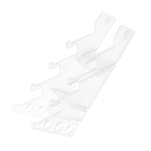 Gogogmee Transparenter Finger Skateboard Aufbewahrungsständer aus Kunststoff Platzsparendes Display Regal Einzigartiges Design Vielseitig Nutzbar für Zuhause Büro und Ausstellung von Gogogmee