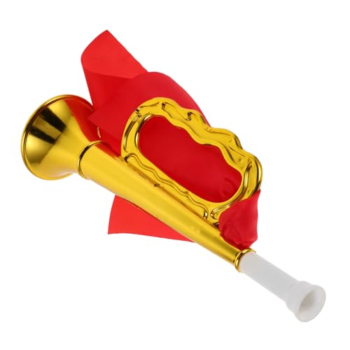 Gogogmee Trompete Kunststoff Leicht Tragbar Klare Töne Musikinstrument Für Jungen Mädchen Frühkindliche Musikalische Entwicklung Party Accessoire von Gogogmee