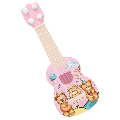 Gogogmee Ukulele Mini Gitarre Cartoon Bär Design Musikinstrument Früherziehung für Jungen Mädchen Anfänger Gogogmee Ukulele Mini Gitarre Cartoon Bär Design Musikinstrument Früherziehung für Jungen Mädchen Anfänger von Gogogmee