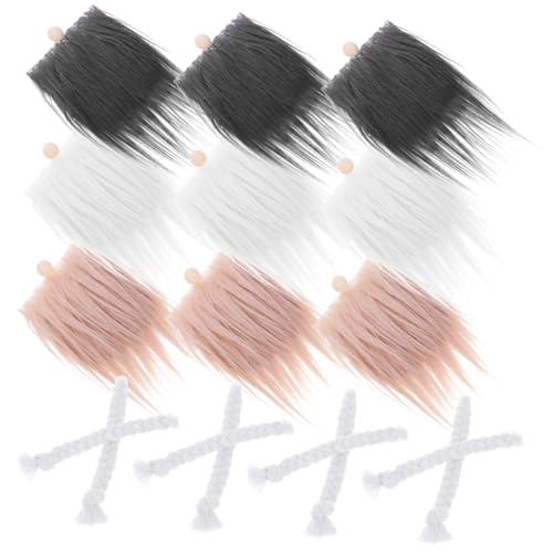 Gogogmee Vorgeschnittener Zwergenbart mit Zöpfen Weiß Khaki Dunkelgrau DIY Wichtelbart Bastelzubehör für Puppen Dekoration Weihnachten Valentinstag Hochzeit Handgemacht Gogogmee Vorgeschnittener Zwergenbart mit Zöpfen Weiß Khaki Dunkelgrau DIY Wichtelbart Bastelzubehör für Puppen Dekoration Weihnachten Valentinstag Hochzeit Handgemacht von Gogogmee