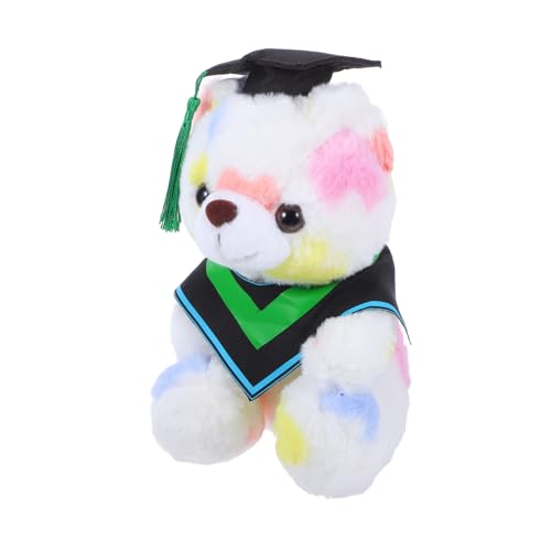 Gogogmee Weicher Abschlussbär Plüschtier mit Doktorhut Kleines Kuscheltier für Bestandene Prüfungen Niedliches Graduation Accessoire für Wohnraumdeko und Abschlusssaison für Absolventen Gogogmee Weicher Abschlussbär Plüschtier mit Doktorhut Kleines Kuscheltier für Bestandene Prüfungen Niedliches Graduation Accessoire für Wohnraumdeko und Abschlusssaison für Absolventen von Gogogmee