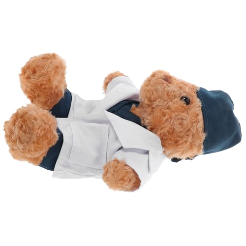 Gogogmee Weicher Arzt Bär Plüschpuppe Kreativer mit Detaillierter Arztkleidung Robustes Material für Schlafzimmerdekoration Gogogmee Weicher Arzt Bär Plüschpuppe Kreativer mit Detaillierter Arztkleidung Robustes Material für Schlafzimmerdekoration von Gogogmee