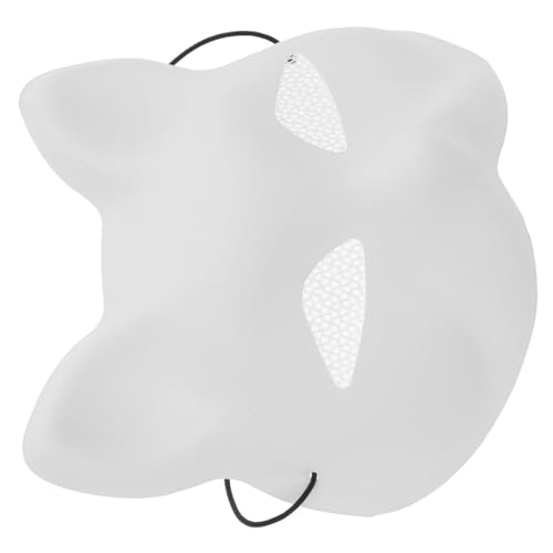 Gogogmee Weiße Unbemalte Katzenmaske aus Kunststoff DIY Bemalbar Atmungsaktiv Vielseitig für Cosplay Halloween Karneval und Party Sichere Prom Maske für Kreative Kunstprojekte Gogogmee Weiße Unbemalte Katzenmaske aus Kunststoff DIY Bemalbar Atmungsaktiv Vielseitig für Cosplay Halloween Karneval und Party Sichere Prom Maske für Kreative Kunstprojekte von Gogogmee