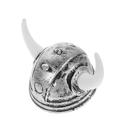 Gogogmee Wikingerhelm mit Hörnern Silber Oxhorn Helm Dekorativer Karnevalshut Festival party Zubehör für Maskerade und Cosplay Komfortabler Sitz Vielseitig für Festliche Anlässe Gogogmee Wikingerhelm mit Hörnern Silber Oxhorn Helm Dekorativer Karnevalshut Festival party Zubehör für Maskerade und Cosplay Komfortabler Sitz Vielseitig für Festliche Anlässe von Gogogmee