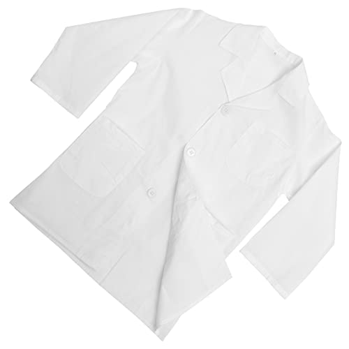 Gogogmee Weißer Kinder-Laborkittel Kinderkleidung Kinder-Laborkittel Kostüm 105cm Kids Supply von Gogogmee