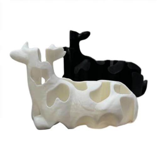Gohemsun 3D-gedruckte Kuh, 3D-gedrucktes Kuhspielzeug,3D-gedrucktes Kuh-Fidget-Spielzeug - Kuhfiguren und Statuen, abnehmbares Stressspielzeug, stilvolle Schreibtischdekoration für Regal, Tischplatte, von Gohemsun