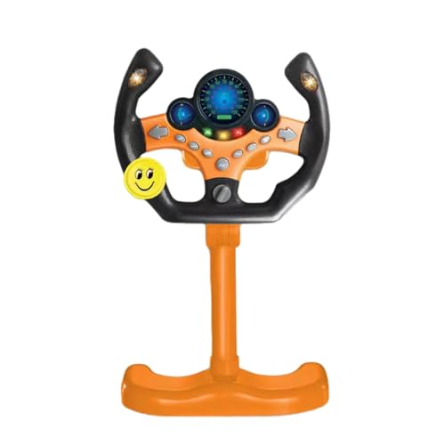 Gohemsun Kinder Lenkrad Spielzeug mit 360° Rotation Kinder Simulierter Fahrsimulator Auto Simulation Spielzeug für Auto, Lernspielzeug Geschenk für Kinder Jungen und Mädchen von Gohemsun
