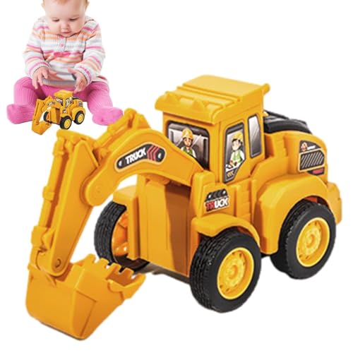 Gohemsun Rolldozer - Roller-Bulldozer-Website-Spielzeug | Bulldozer-Bagger-Spielzeug, BAU-Power-Hauller-Bagger-Geschenk für Kleinkinder, Mädchen, Kinder von Gohemsun