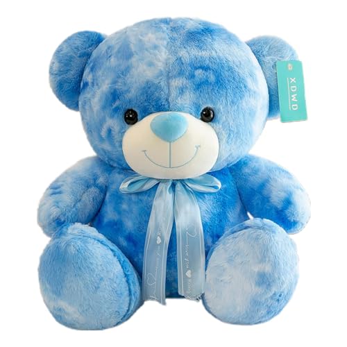 Gohemsun Teddybär, bunt, Teddybär, bunt und kuschelig, hautfreundliches Kissen für und Erwachsene, zum Kuscheln für Schlafzimmer, Schlafsaal, Arbeitszimmer von Gohemsun